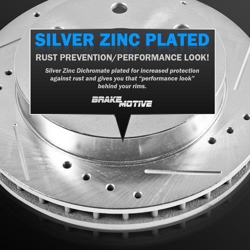 Front /& Rear Drilled Slotted Brake Rotors /& Ceramic Pads For Infiniti M45 Q45