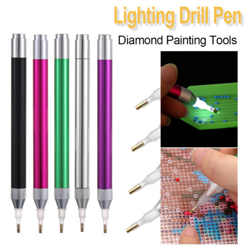 3 Pcs DIY Diamond Painting Drill Pen Cross Stitch Crafts Sewing Tool Accessories 