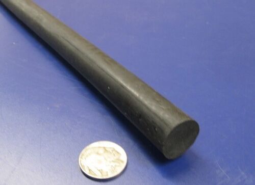x 36/" Length Black 3//4/" Dia 75A Neoprene Rod