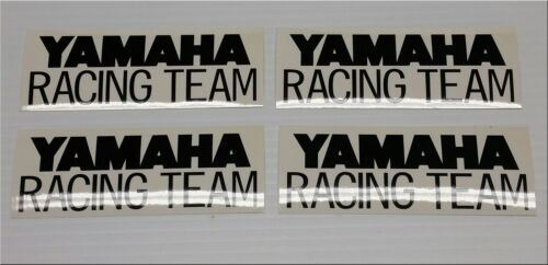 YAMAHA RACING TEAM STICKER DECAL 4x 