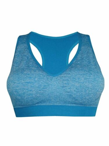 Womens Padded Sports Bra Ladies Crop Top Gym Yoga Workout Run Fitness Exercises 