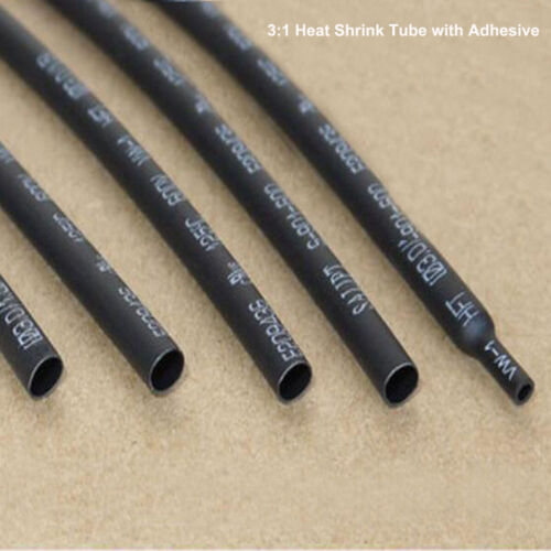 Details about  / Ø1.6-Ø65mm Black Heat Shrink Tube 3:1 Cable Wire Heatshrink Tubing Sleeve Wraps