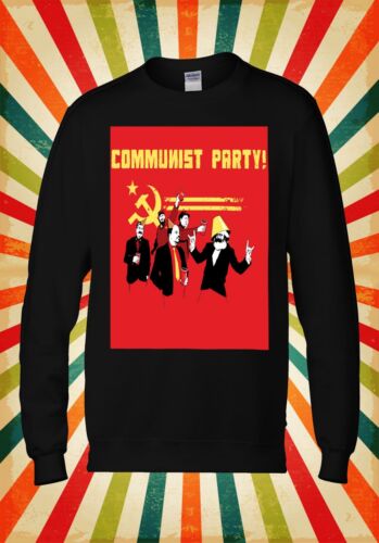 Parti Communiste Banksy Lénine Staline Hommes Femmes Unisexe Top Sweat À Capuche Sweat 686