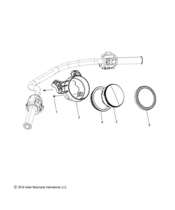 Victory Motorcycles CVRSPEEDO BEZEL CPI A3 CHR 5438428-156 New OEM