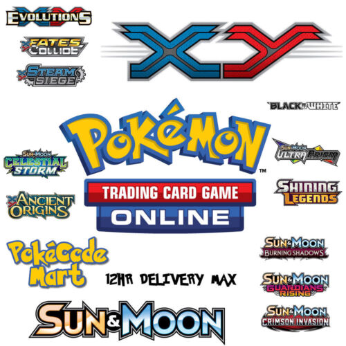 Pokemon Codes Online TCGO Booster TCG Codes - Email Delivery - XY / Sun & Moon