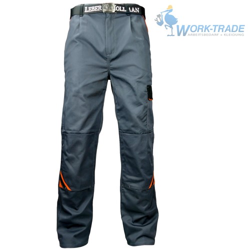 Arbeitshose Arbeitskleidung Hose Grau Schwarz Orange Profi Qualität Gr 46-60