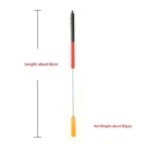 66cm Cleaning Brush Shisha Hookah Narghile Metal Pipe Silicone Hose Accessories 