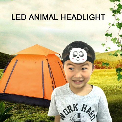 Creative LED Animal Headlights Torches Children Outdoor Camping Flashlight