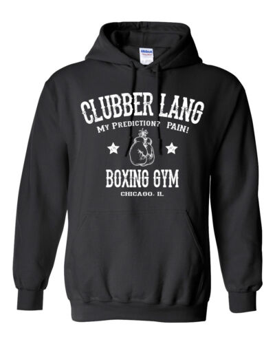 CLUBBER LANG Gym HOODIE Rocky Balboa Boxing 80/'s Movie