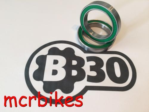 6806 x 2= 1 Kit BB30 Bearings Bottom Bracket Steel// Chrome// Stainless// Ceramic