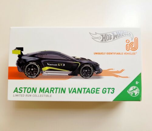 2021 ID Series 2 World Race 3/4 Hot Wheels Aston Martin Vantage GT3 Black 