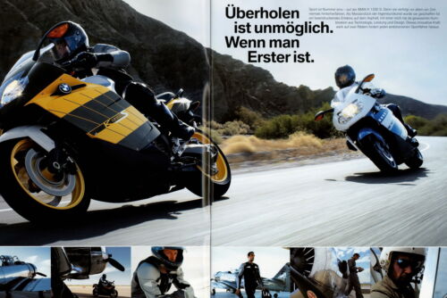 Bmw k 1200 s folleto 8/05 2005 motocicleta folleto folleto brochure folheto moto 
