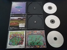 Import Sega Saturn Greatest Nine Victory Goal 3 game set lot Japanese US SELLER