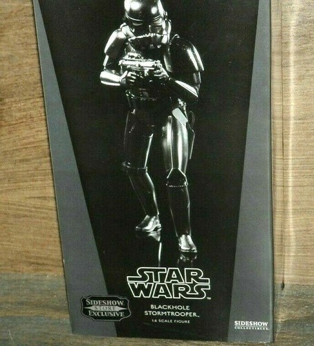 SIDESHOW STAR WARS EXCLUSIVE BLACKHOLE STORMTROOPER BRAND NEW 1:6 SCALE NICE BOX