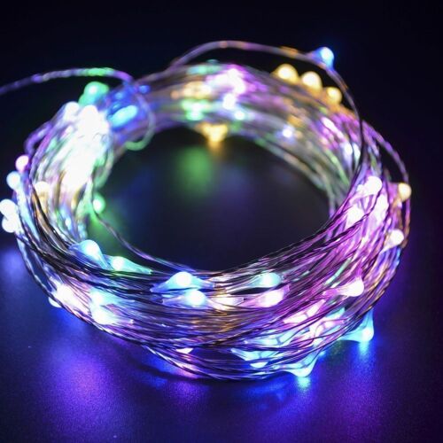 20/50/100 LED String Fairy Lights Copper Wire Battery Powered Waterproof 