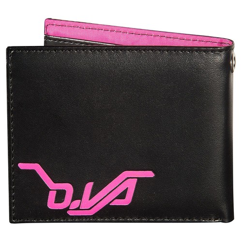Authentic OVERWATCH D.VA Pink Bunny Bi-Fold Wallet Black Pink NEW