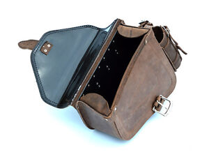 Brown Leather Harley Davidson Sportster 48 Forty-Eight Single Sided Saddle Bag