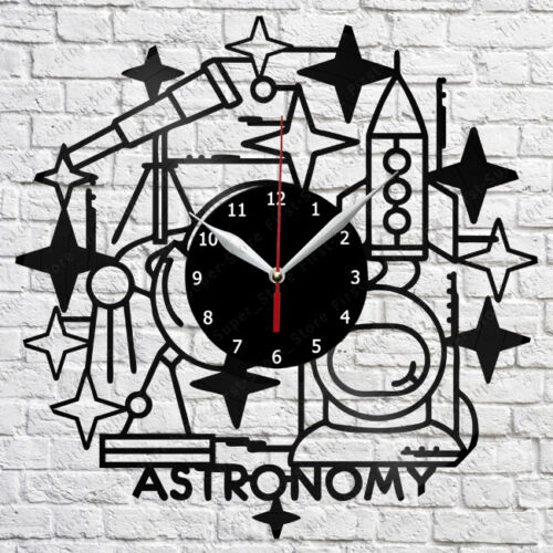 Astronomy Vinyl Record Wall Clock Art Decor Original Gift 12/'/' 30cm 2576
