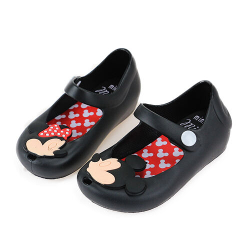 Children Kid Cartoon Mickey Minnie Mouse Cat Sandals Jelly Shoes Baby Girls Boys