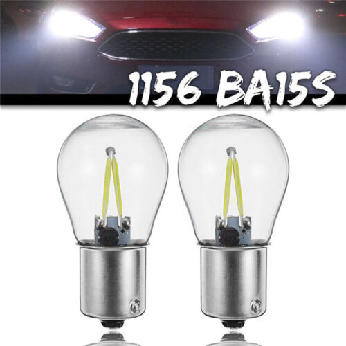 2XS25 1156 BA15S Strobe Flash LED P21W Turn Signal Lights Reverse Brake Bulb