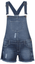 NEU DAMEN DENIM LATZHOSE SHORTS KLEID MÄDCHEN OVERALL SIZE 8 10 12 14 16