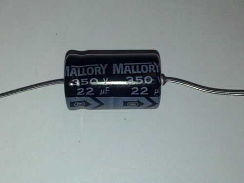 20uF Sub Mallory 22uF 350V Electrolytic Capacitor Radial Leads USA Seller