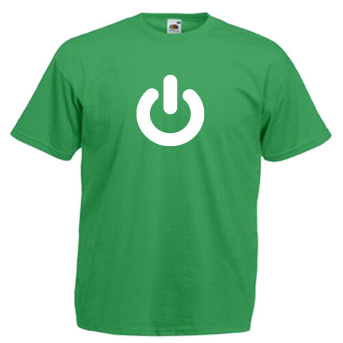 Power On Computer Geek Children's Kids T Shirt 