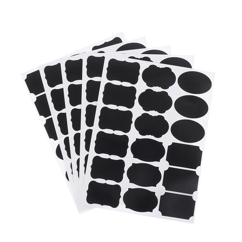 Jam Jar Spice Labels Stickers Bottle Tags Chalkboard Labels Blackboard Label