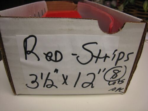 10 Pcs  RED  Reflective   Conspicuity Tape Strips 3-3//4/"x 12/"