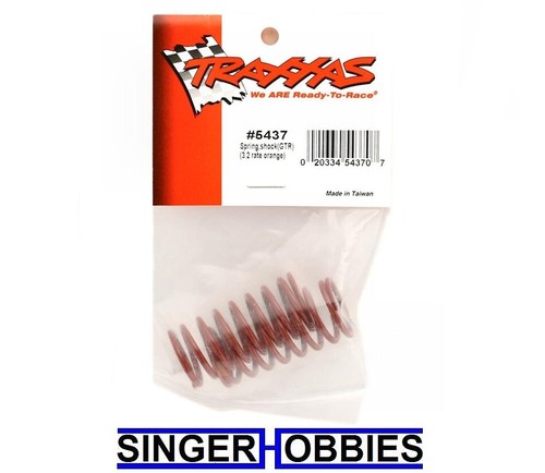red NEW TRA5437 TRA1 shock 3.2 rate orange Traxxas 5437 Spring GTR