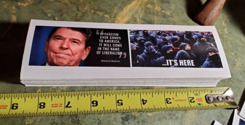 Ronald Reagan Bumper Sticker Antifa Anti Liberalism Anti-Snowflake Pro Liberty