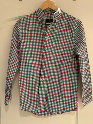 16 Details about   VINEYARD VINES Boys Checkered Whale Shirts Button Down Large 