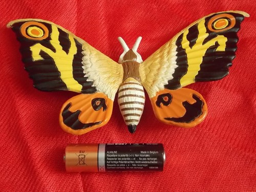 Mothra/'04 BANDAI Figura Pvc Mancha Ancho 5.5/" Juguete De Godzilla Kaiju//Reino Unido Envío