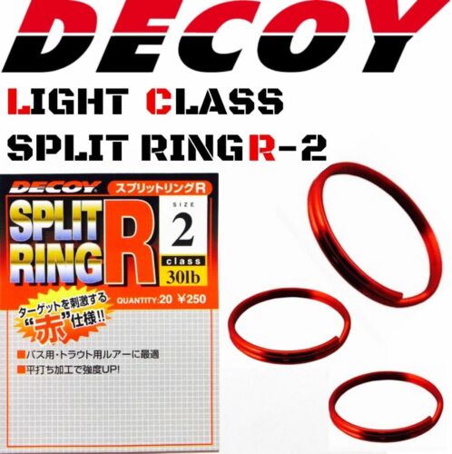 Decoy Light Class Red Split Rings R-2 