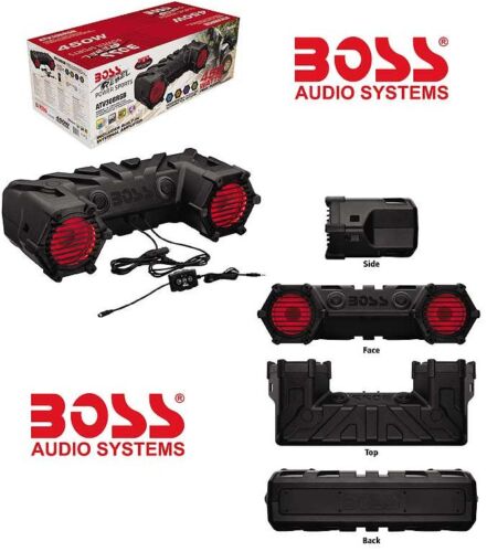 BOSS AUDIO 450 WATT LED ALL TERRAIN BLUETOOTH SOUND SYSTEM ATV30BRGB