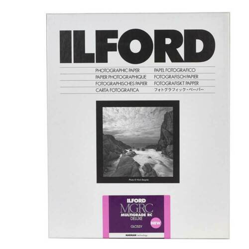 Ilford Fotopapier Multigrade RC DeLuxe 1Mglossy24x30,5 cm10 Blatt