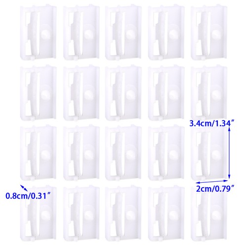 20x Türschwelle Seitenschweller Clips Halteclips Für BMW 3er E36 E46 ct