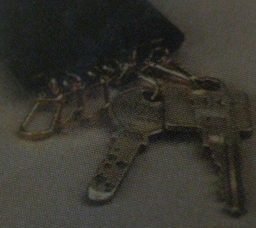 Schlüsseletui mit 6 Schlüsselanhängern aus strapazierfähigem Kunststoffgewebe