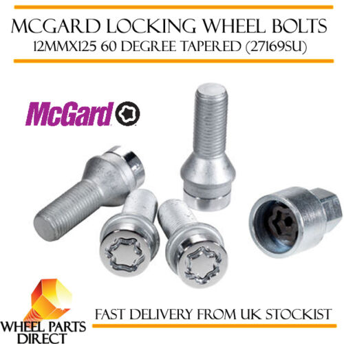 04-08 McGard Locking Wheel Bolts 12x1.25 Nuts for Citroen C5 Mk2