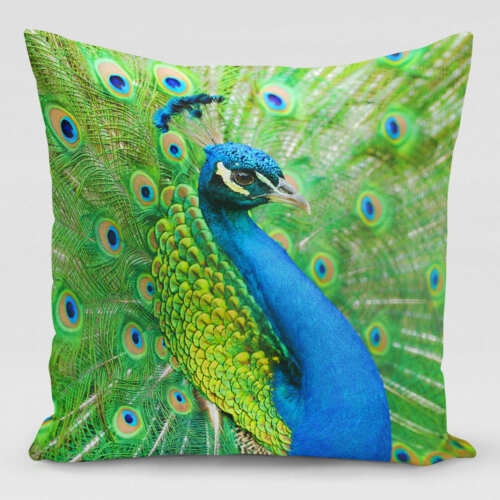 New Cover Peacock Flower Cushion Style 18''Fashion Pillow Colorful Oriental Case 