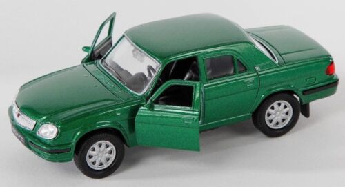Livraison rapide gaz 31105 vert//green Welly Modèle Auto 1:34-39 NOUVEAU /& NEUF dans sa boîte Volga