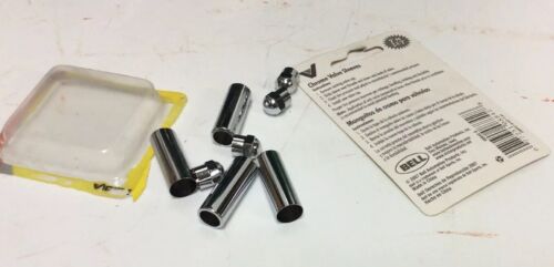 Auto Air Valve Stem Fits 2-2.5”Long Chrome Valve Sleeves 4 PK W//Caps Hex Head