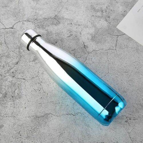 1L Stainless Steel Vacuum Insulated Bottle Water Drinks Flask Metal Thermoses UK 
