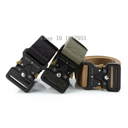 43mm Quick Release Tactical Army Military Men Belt Buckle Plus Size Waist Belts 