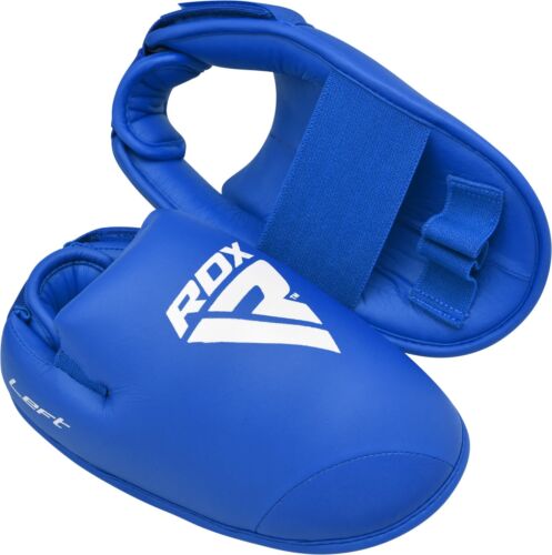RDX Semi Contact Kickboxing Cut Short Boots ITF TKD Karate Shoes Foot Protectors
