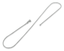 BEAUTIFUL 0.85 CTW GENUINE DIAMOND 18K WHITE GOLD OVER STERLING SILVER NECKLACE