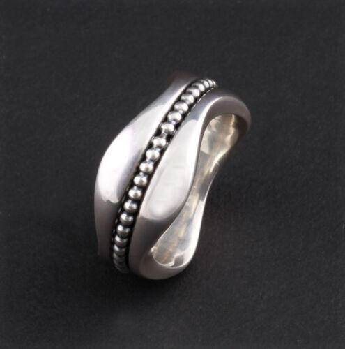 NEW Regitze Overgaard Design Georg Jensen Sterling Silver Modern Rings # 574B 