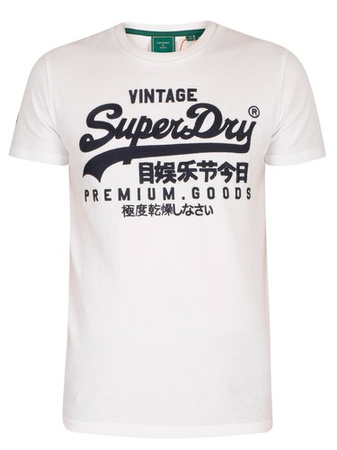 Details about / Superdry Men/'s Vintage Logo Off Piste T-Shirt White