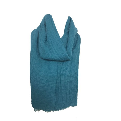 Pour Femme Doux au toucher Hijab Maxi Crinkle Frange Bord foulard