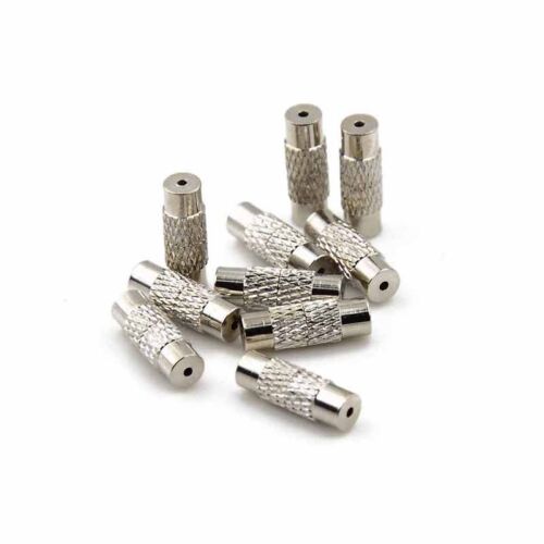 10Pcs Net Magnetic Clasp Stainless Steel Magnetic Clasps With Safe Snap Lock w//